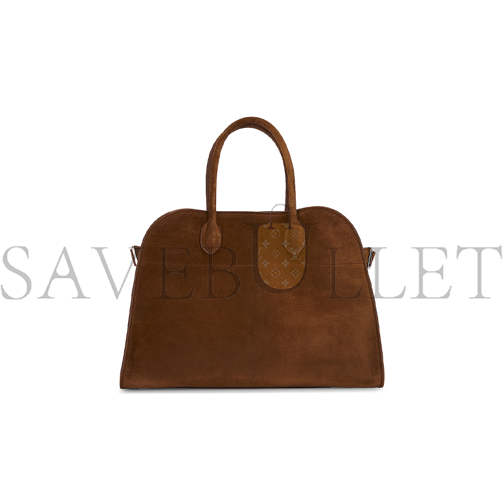 THE ROW MARGAUX 12 SUEDE SHOULDER CROSSBODY BAG W1586-L25 (30*23*19cm)